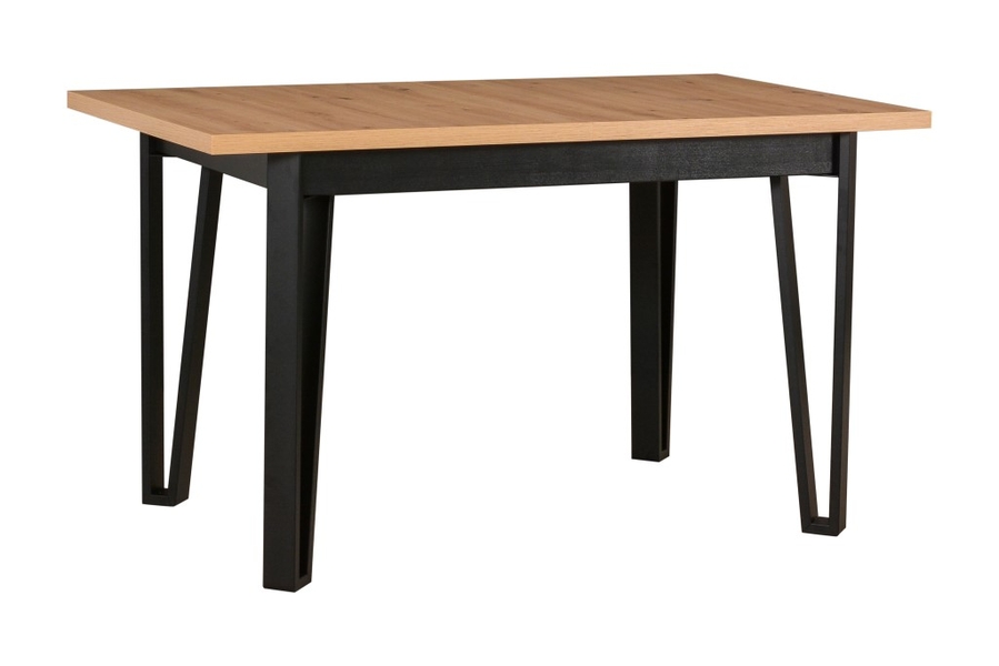 Jídelní stůl IKON 5 deska stolu ořech, nohy stolu / podstava čer