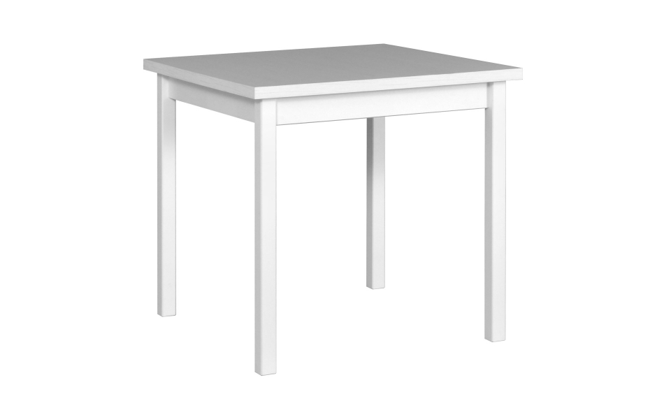 Jídelní stůl MAX 9 deska stolu bílá, nohy stolu sonoma