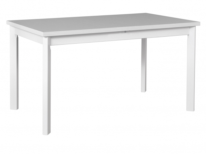 Jídelní stůl MODENA 1 P deska stolu bílá, nohy stolu bílá