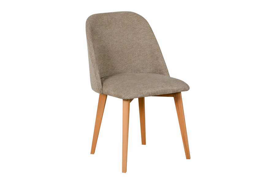 Jídelní židle MONTI 3 dřevo: bílá, potahový materiál: látka