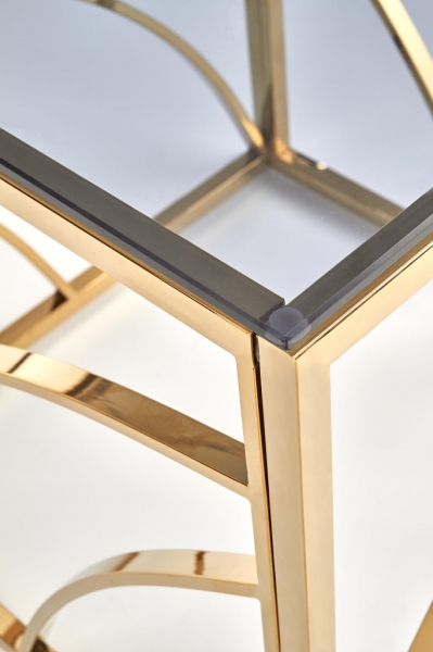 Konferenční stolek UNIVERSE KVADRANT zlatý
