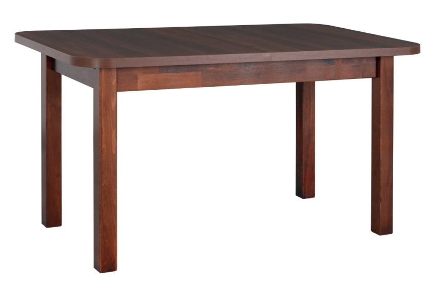 Jídelní stůl WENUS 2 XL nohy stolu ořech, deska stolu bílá