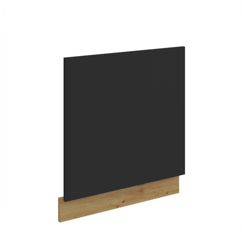 Dvířka na myčku ARIA  ZM 570x596 
korpus dub artisan, dvířka černá