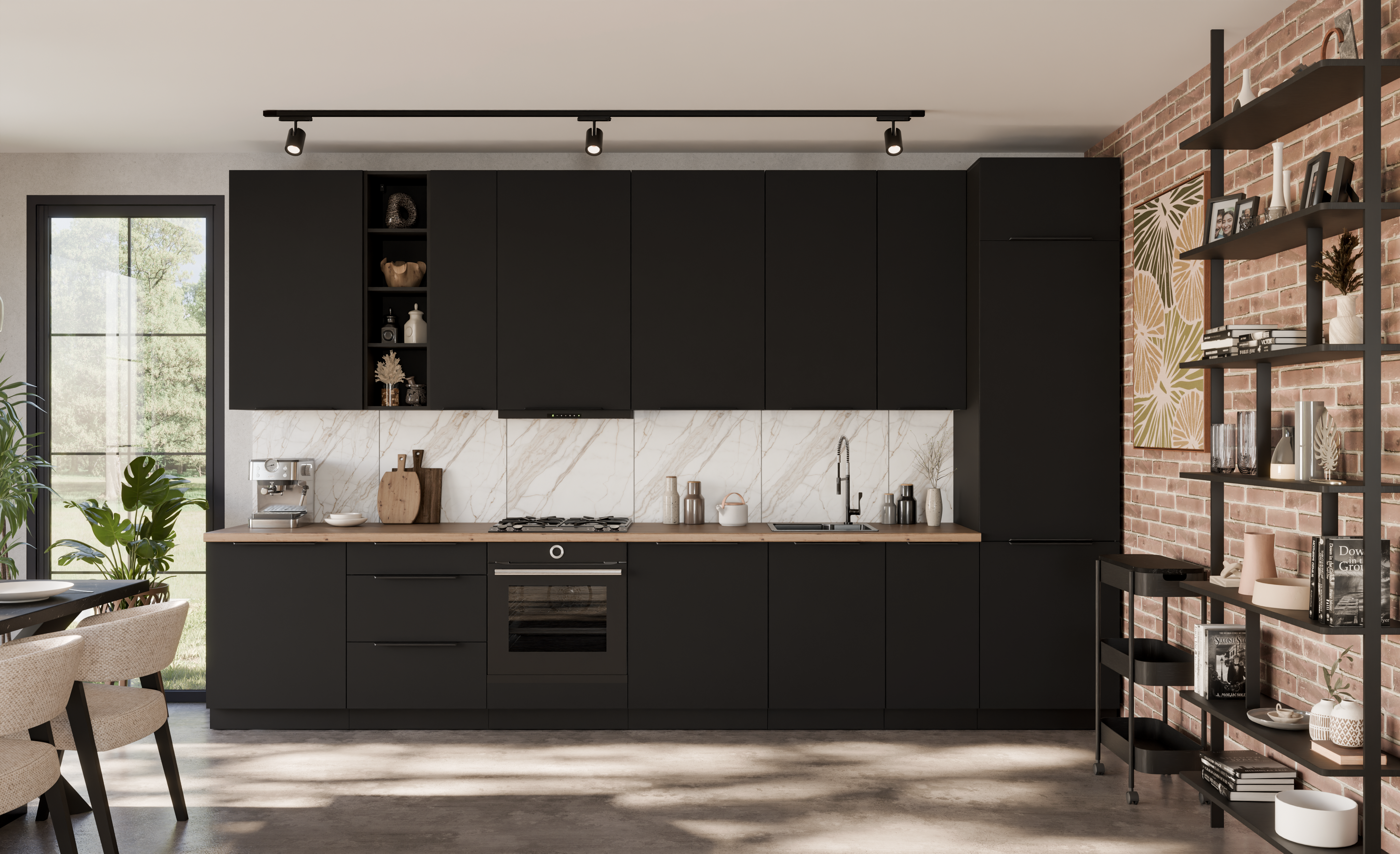 Aria sestava 390 cm černá